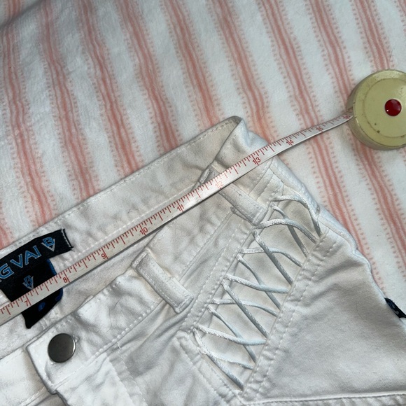Low Waist White Big Vai Jeans - Picture 6 of 7